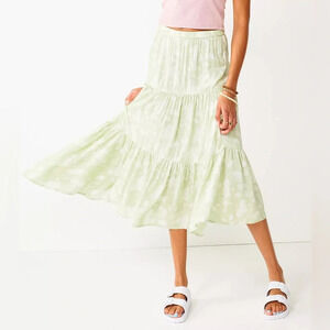 SO Tiered Midi Skirt - Size M